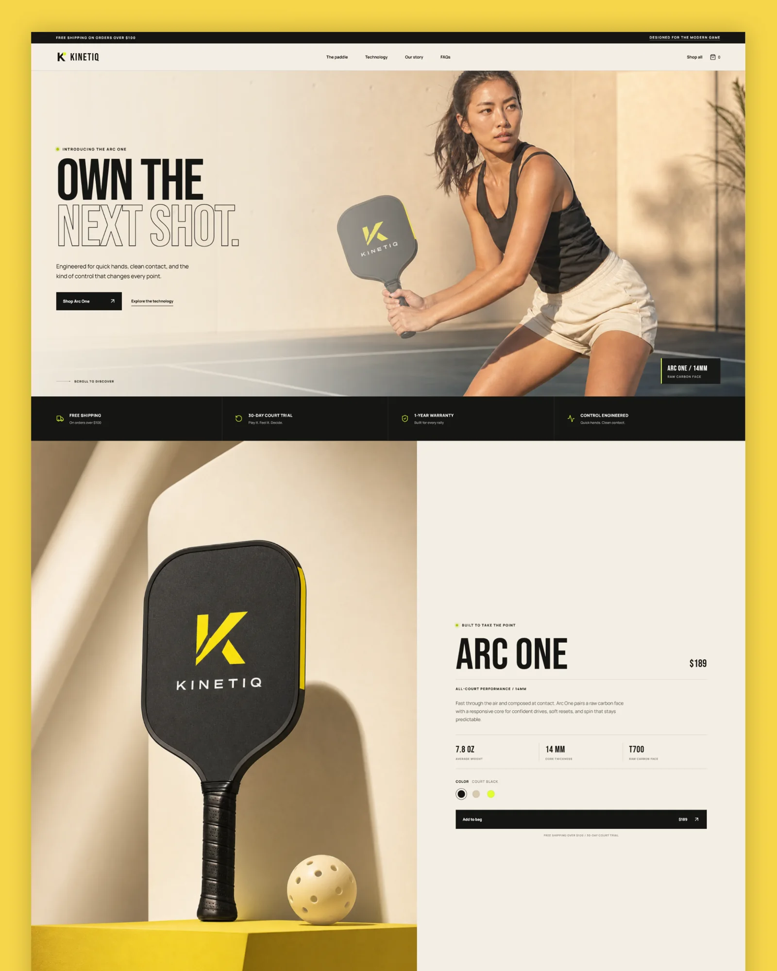 Kinetiq website preview
