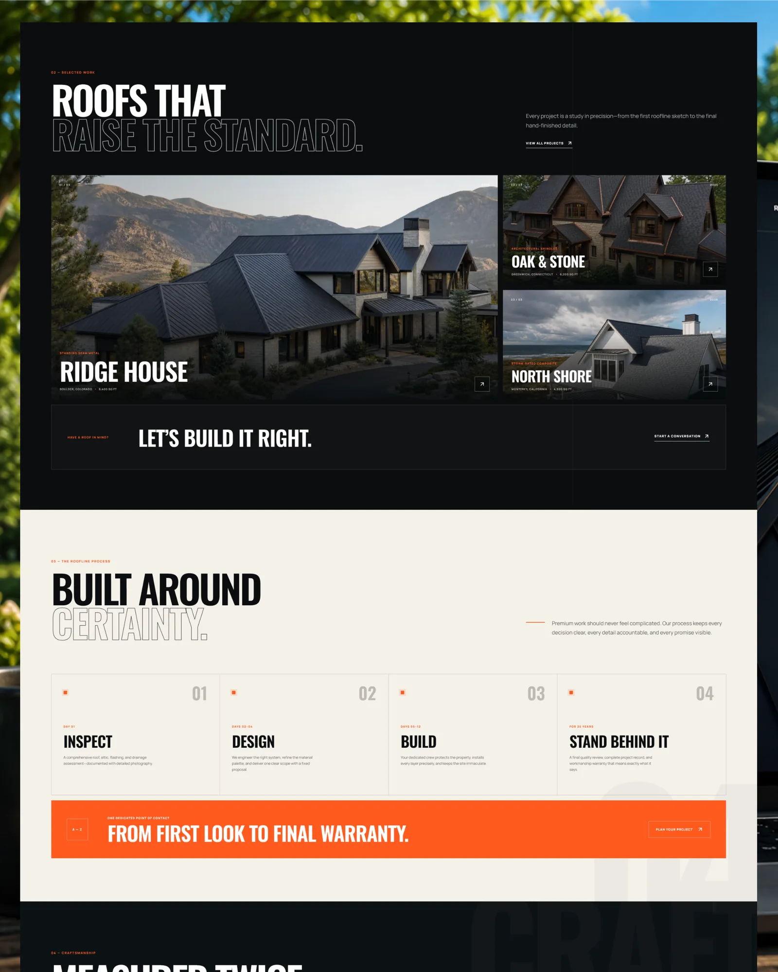 Roofline page view 3