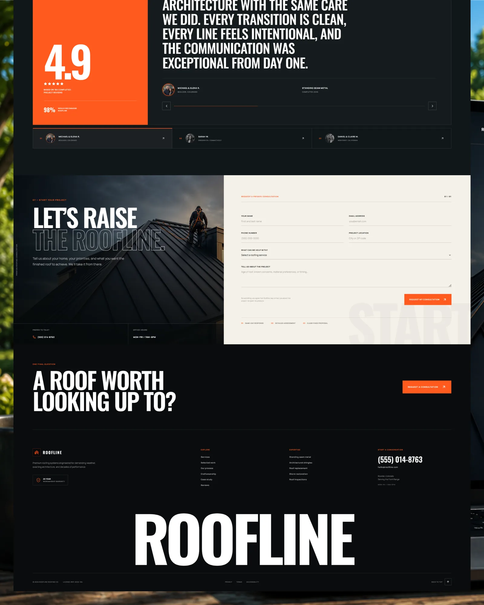 Roofline page view 6