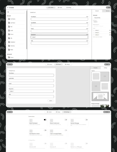 QuickForm page view 1